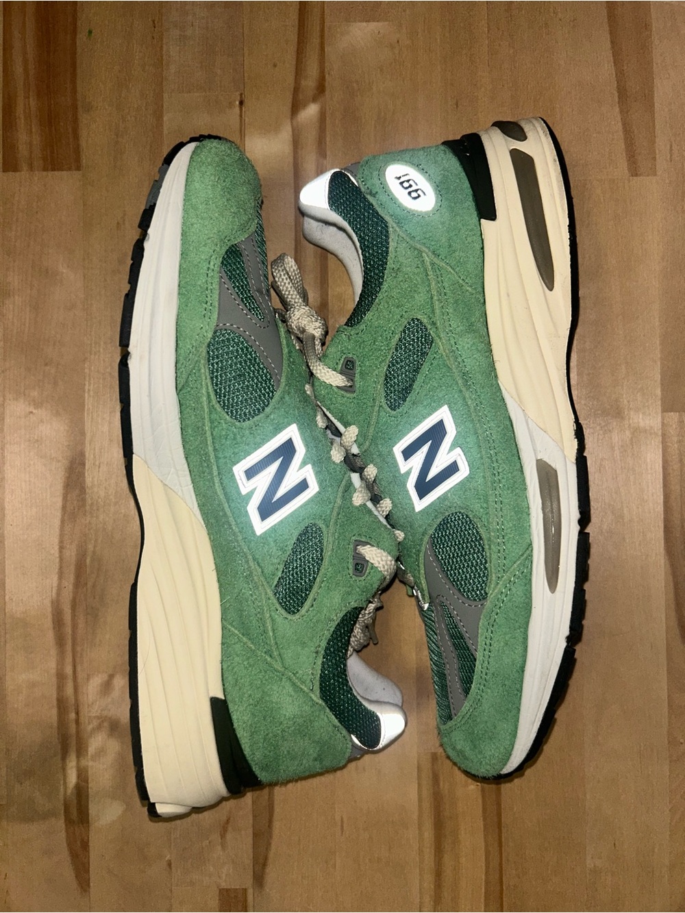 New Balance 991v2 MiUK Mineral Green Size 11.5
